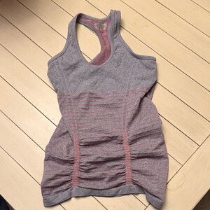 Athleta Gray and Pink Tank Top
